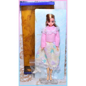 Vtg Takara Japan JENNY Collection Fashion Doll 11" Barbie Licca Plastic Case